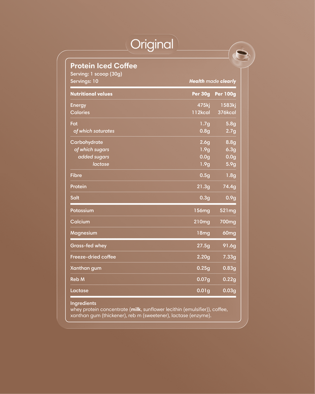 Protein-Eiskaffee
