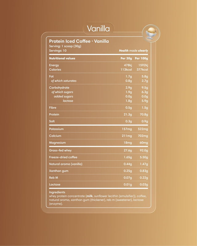 Protein-Eiskaffee